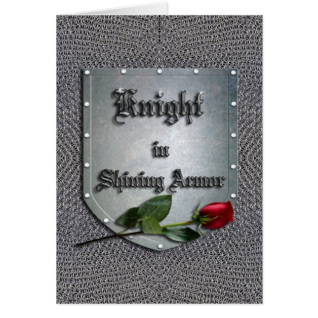 Knight in Shining Armour Red Rose (Front)