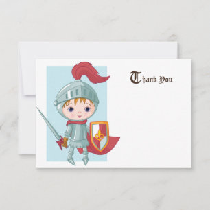 Knight in Shining Armour Thank You Card