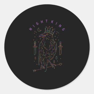 Knight King Classic Round Sticker