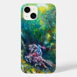 KNIGHT LANCELOT ,HORSE RIDING IN GREEN FOREST Case-Mate iPhone 14 CASE