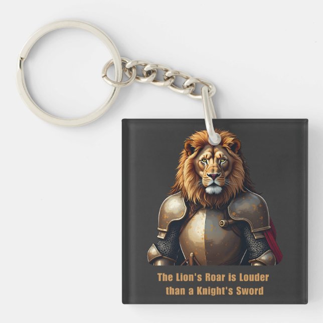 Knight lion key ring (Front)
