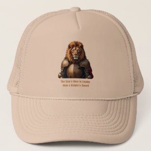 Knight lion trucker hat