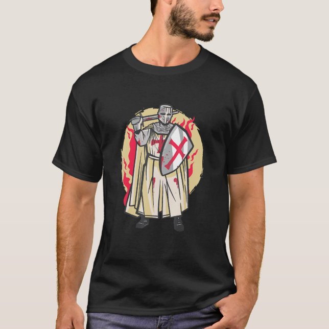 Knight Mediaeval and Ren Fair T-Shirt (Front)