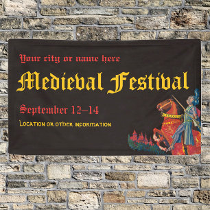 Knight Mediaeval or Renaissance Event Banner