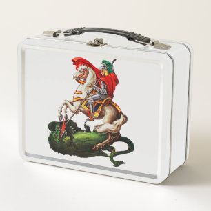 KNIGHT METAL LUNCH BOX
