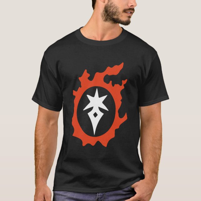 Knight of Darkness  Warriors of Light & Darkness P T-Shirt (Front)