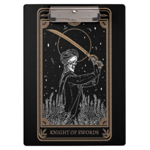 Knight of Swords Tarot – Mystical Astrology Clipboard