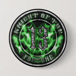 Knight of The Fortune 7.5 Cm Round Badge
