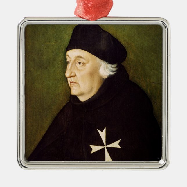 Knight of the Order of Malta, 1534 Metal Tree Decoration (Front)