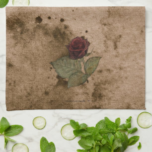 Knight of the Rose Tea Towel