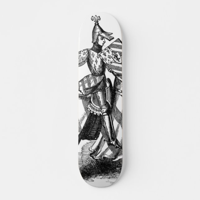 Knight on Horsback Skateboard (Front)