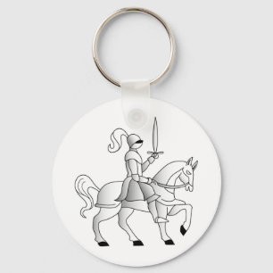 Knight On Horseback Key Ring