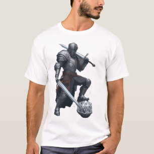knight or paladin in full plate armour  T-Shirt