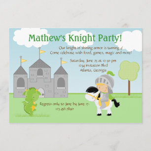 Knight Party Invitation