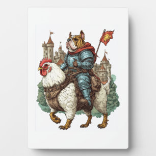 Knight Pup � Medieval Hero Dog Plaque
