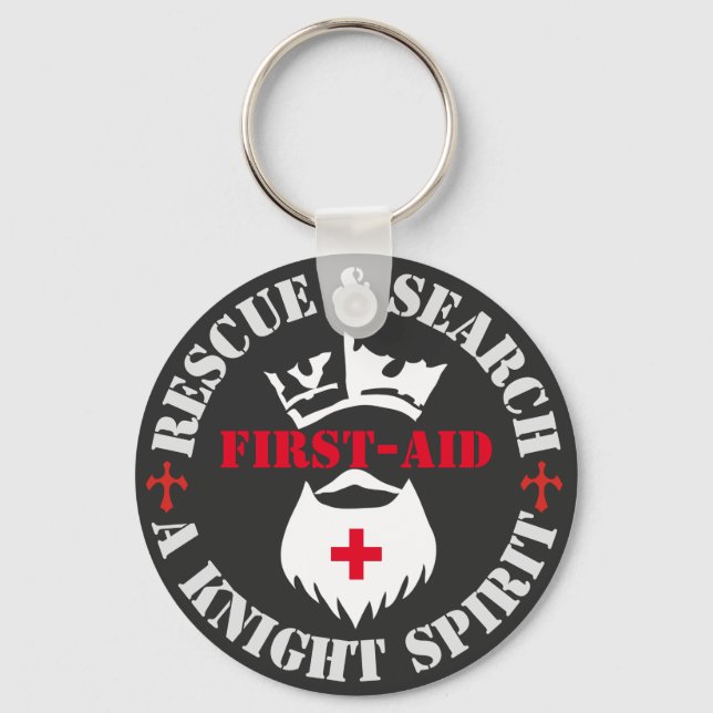Knight Rescue & Search Key Ring (Front)