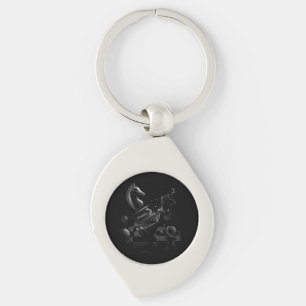 Knight’s Victory – Dramatic Chess Artwork Key Ring
