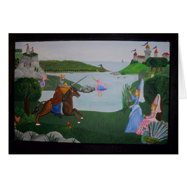 Knight Salutes Ladies All-Occasion Card (Front Horizontal)