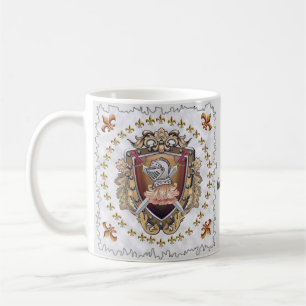 Knight Shield Surname Coffee Mug