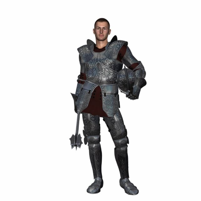 Knight Standing Photo Sculpture (Front)