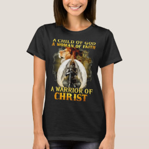Knight Templar Christian Woman Child Of God Woman T-Shirt