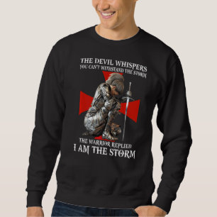 Knight Templar Christian Women Warrior Of God I Am Sweatshirt