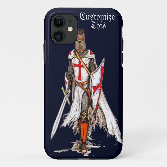 knight templar crusader phone case cover (Back)