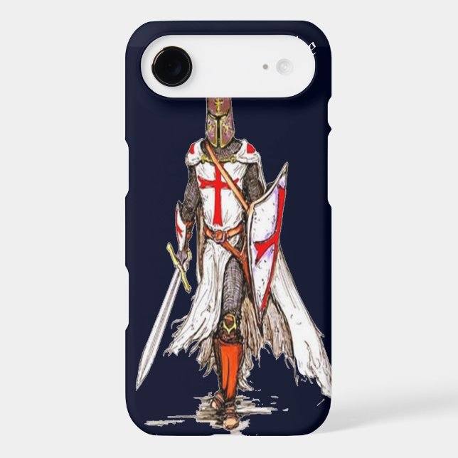 knight templar crusader phone case cover (Back)
