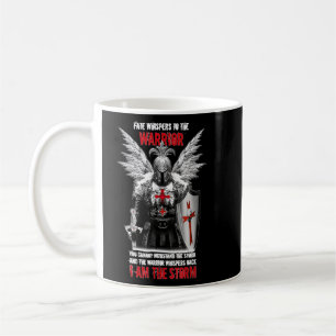 Knight Templar Fate Whispers To The Warrior Christ Coffee Mug