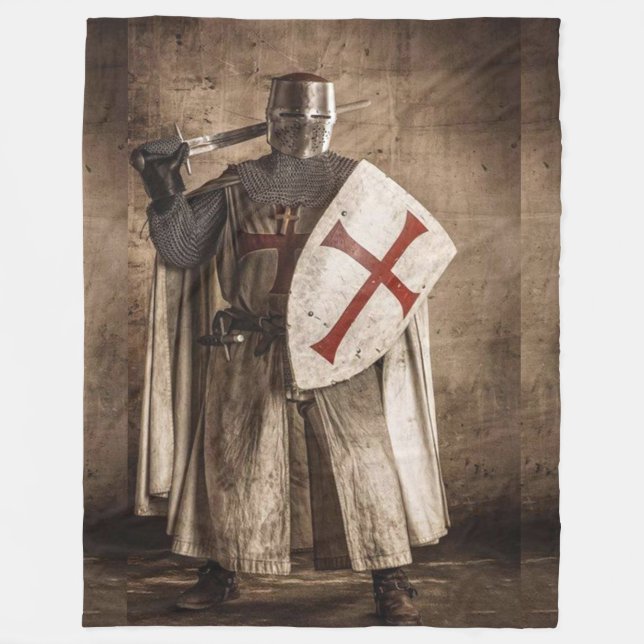 KNIGHT TEMPLAR FLEECE BLANKET (Front)