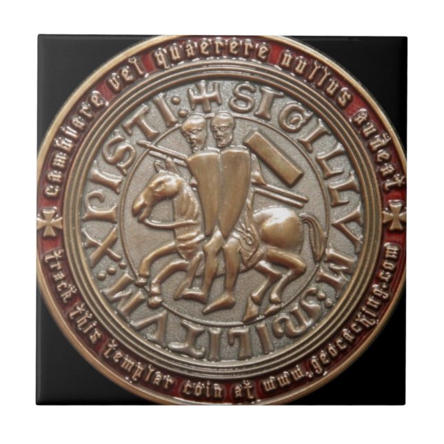 KNIGHT TEMPLAR GEO COIN TILE (Front)