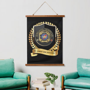 Knight Templar Hanging Tapestry