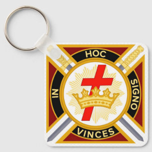 Knight Templar Key Ring