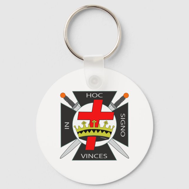 Knight Templar Key Ring (Front)