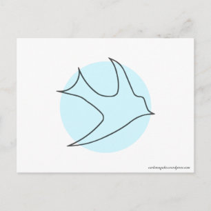 Knightingales Postcard (Blue)