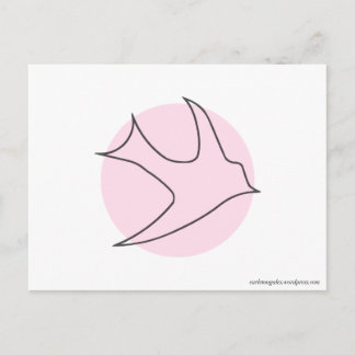 Knightingales Postcard (Pink)