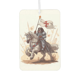 Knightly Newfoundland � Royal Dog Armor Car Air Freshener