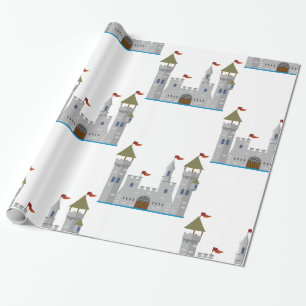 Knight's Castle Wrapping Paper