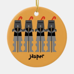 Knights Ceramic Tree Decoration