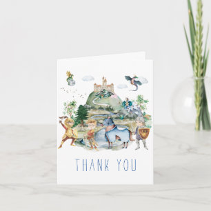 Knights & Dragons   Royal Mediaeval Birthday   Thank You Card