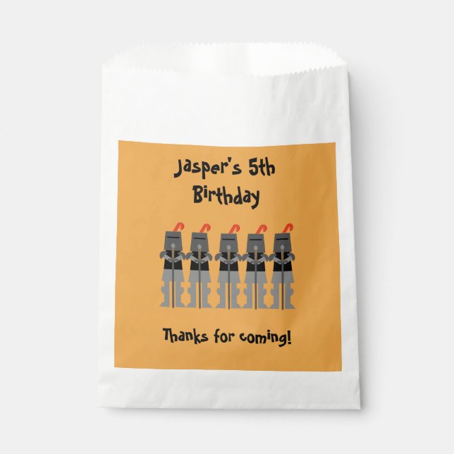 Knights Favour Bags (Front)