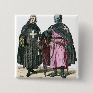 Knights from the Order of St John 15 Cm Square Badge