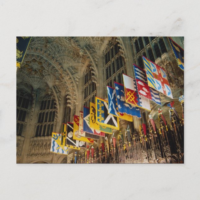 Knights Grand Cross, Order of the Bath Banners in Postcard (Front)