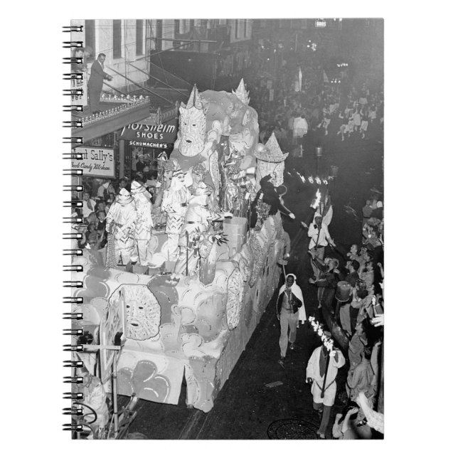 Knights of Babylon New Orleans Mardigras 1955  Notebook (Front)