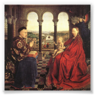 Knights of Christ (Ghent Altarpiece), Jan van Eyck Photo Print