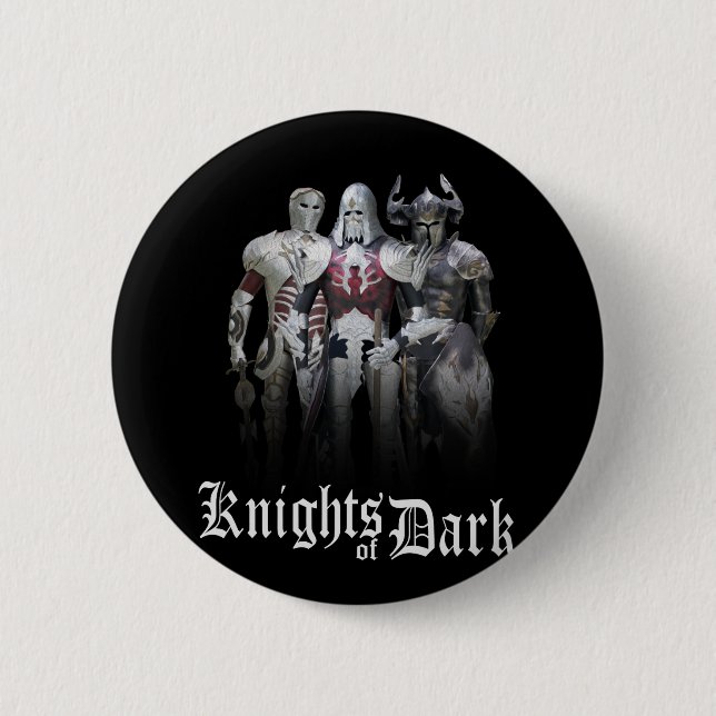 Knights of Dark 6 Cm Round Badge (Front)