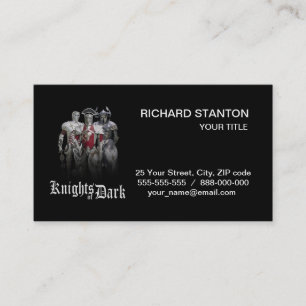 Knights of Dark Business Card