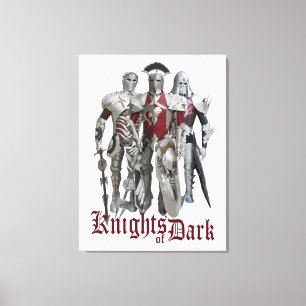 Knights of Dark Canvas Print