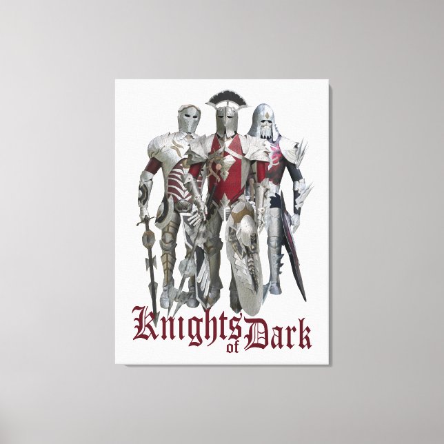 Knights of Dark Canvas Print (Front)