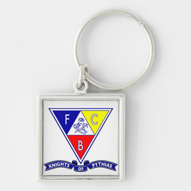Knights of Pythias Banner Keychain (Front)